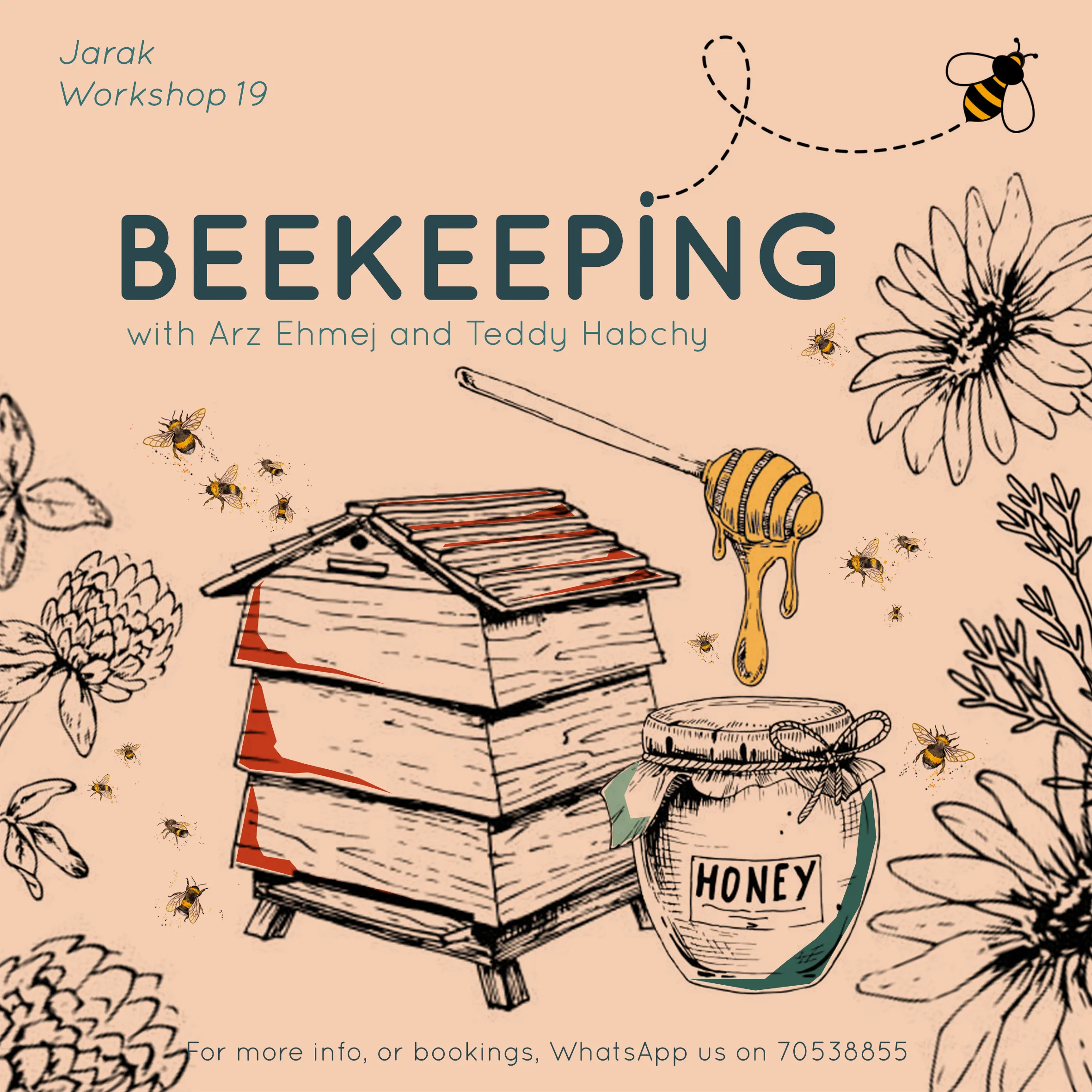 Beekeeping workshop with Jarak